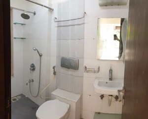 Bathroom in 3 BHK Apartment at Raj Rishi, Khar West – for Sale