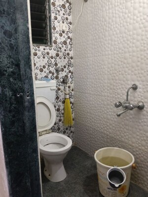 Bathroom in 1 BHK Apartment at Mahavir Tower Ghansoli, Ghansoli – for Rent