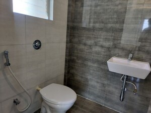 Bathroom in 2 BHK Apartment at Goel Ganga Aurum Park, Tathawade – for Rent