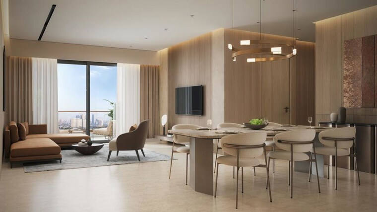 Living Room, runwal-7-mahalaxmi 3 Bedroom 1297 Sq.Ft. Apartment In Mahalaxmi Mumbai 10661862