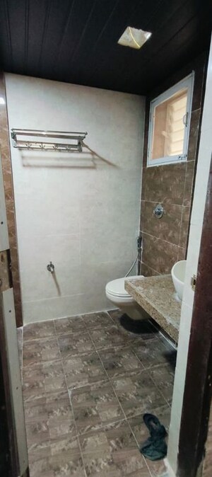 Bathroom in 3 BHK Apartment at Sikha Tower Chs, Kopar Khairane – for Rent