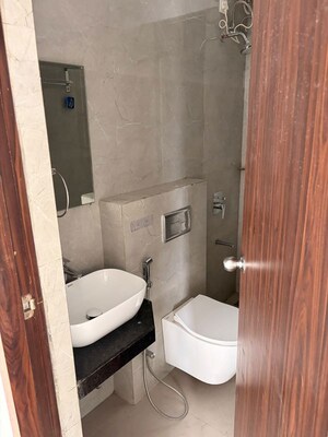 Bathroom in 2 BHK Apartment at Raymond Ten X Habitat, Pokhran Road No Two – for Rent