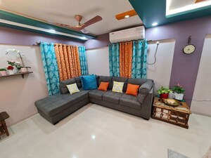 Living Room in 2 BHK Apartment at Gera Emerald City, Kharadi – for Rent