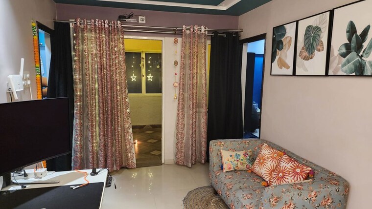 Living Room, gera-emerald-city 2 Bedroom 1242 Sq.Ft. Apartment In Kharadi Pune 10661851