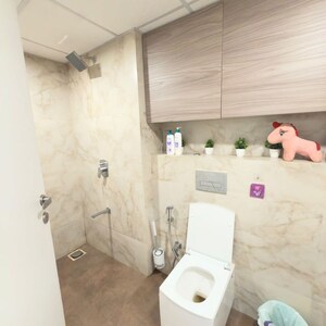 Bathroom in 2 BHK Apartment at Kanakia Silicon Valley, Powai – for Rent