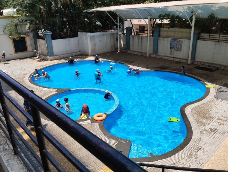 Swimming Pool, shree-anand-royal-court 2 Bedroom 876 Sq.Ft. Apartment In Thergaon Pune 10661942