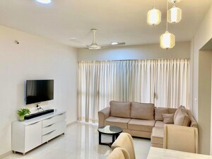 Living Room in 2 BHK Apartment at Wakad – for Sale