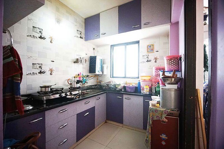 Kitchen, nirnay nagar 2 Bedroom 110 Sq.Yd. Apartment In Nirnay Nagar Ahmedabad 10662025