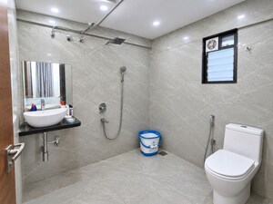 Bathroom in 2 BHK Apartment at Goel Ganga Constella, Kharadi – for Rent