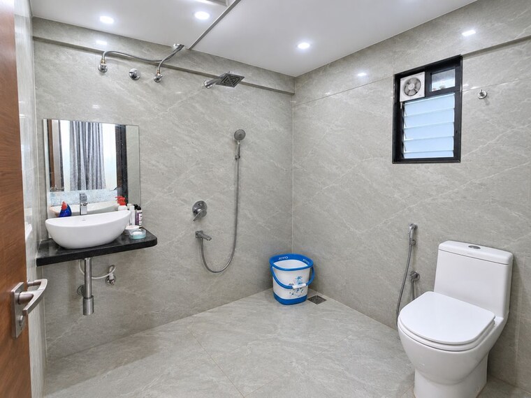 Bathroom, goel-ganga-constella 2 Bedroom 950 Sq.Ft. Apartment In Kharadi Pune 10662019