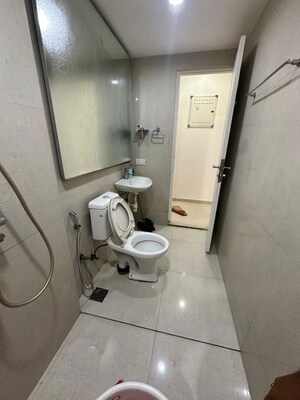 Bathroom in 2 BHK Apartment at Hiranandani Estate – for Rent