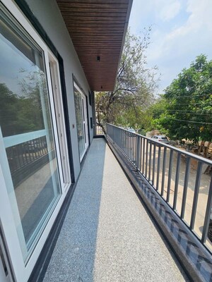 Balcony in 3 BHK Builder Floor at Sector 57 – for Rent