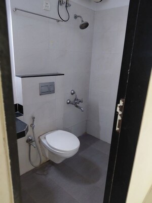 Bathroom in 2.5 BHK Apartment at Sheth Zuri, Laxmi Nagar – for Rent