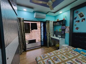 Bedroom in 2 BHK Apartment at Progressive Group Signature, Ghansoli – for Rent