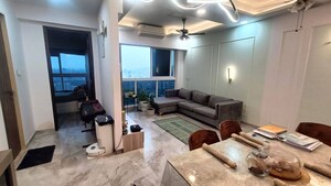Living Room in 2 BHK Apartment at Omkar Ananta, Goregaon East – for Rent