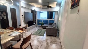 Living Room in 2 BHK Apartment at Omkar Ananta, Goregaon East – for Rent