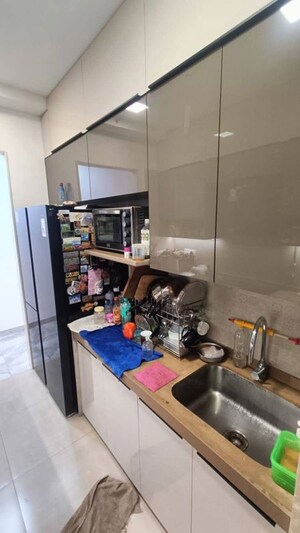 Kitchen in 2 BHK Apartment at Omkar Ananta, Goregaon East – for Rent