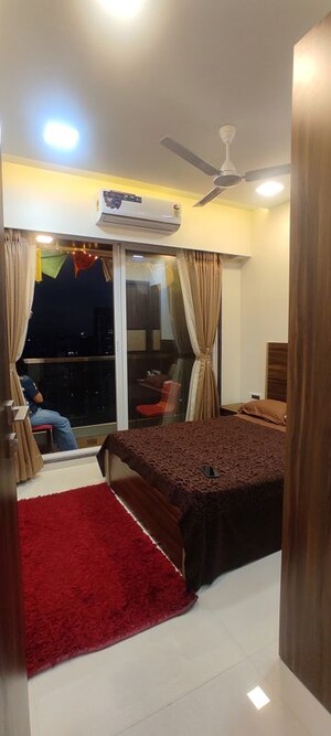 Bedroom in 2 BHK Apartment at Tricity Panache, Sanpada – for Rent
