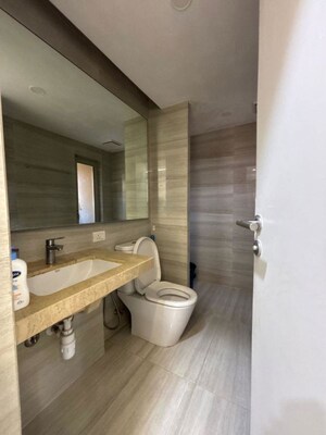 Bathroom in 1 BHK Apartment at Hiranandani Estate, Ghodbunder Road – for Rent