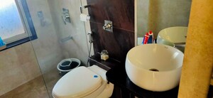 Bathroom in 2.5 BHK Apartment at Khar West – for Rent