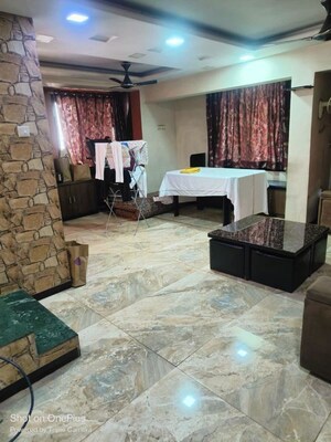 Living Room in 1 BHK Apartment at Mahavir Tower Ghansoli, Ghansoli – for Rent