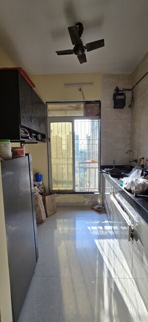 Kitchen in 1 BHK Apartment at Mahavir Tower Ghansoli, Ghansoli – for Rent