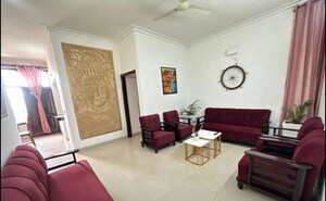 Living Room in 3 BHK Apartment at High Ground – for Rent