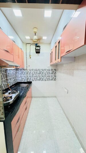 Kitchen in 2 BHK Apartment at Mahavir Tower Ghansoli, Ghansoli – for Rent