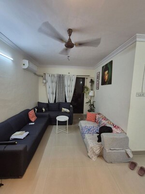Living Room in 1 BHK Apartment at Mahavir Heights Ghansoli, Ghansoli – for Rent