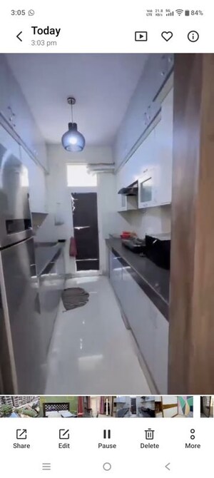 Kitchen in 3 BHK Apartment at Proview Officer City 2, Raj Nagar Extension – for Rent