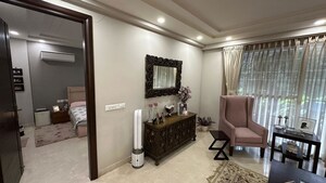 Living Room in 4 BHK Builder Floor at Sushant Lok I – for Sale