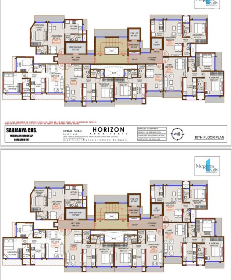 Floor Plan, meghna-rivaan 1 Bedroom 405 Sq.Ft. Apartment In Goregaon West Mumbai 10662207