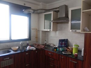 Kitchen in 3 BHK Builder Floor at Kailash Colony – for Rent