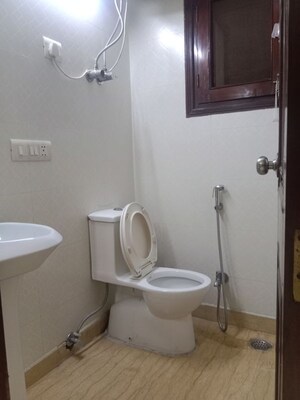 Bathroom in 3 BHK Builder Floor at Kailash Colony – for Rent