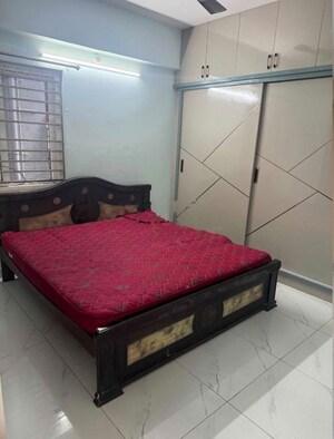 Bedroom in 2 BHK Apartment at Bhuvi GMS Classic Avenue, Chanda Nagar – for Rent