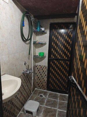 Bathroom in 1 BHK Apartment at Mahavir Tower Ghansoli, Ghansoli – for Rent