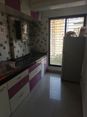 Kitchen in 1 BHK Apartment at Mahavir Tower Ghansoli, Ghansoli – for Rent