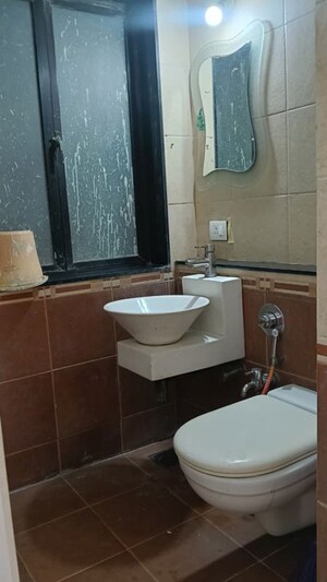 Bathroom in 3 BHK Apartment at Swapnalok Apartments Malad East, Malad East – for Rent