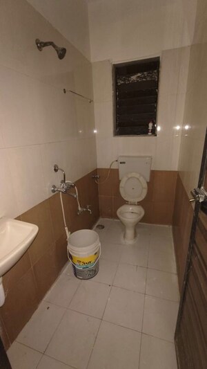 Bathroom in 2 BHK Apartment at Panchratna CHS Kamothe, Kamothe Sector 10 – for Sale