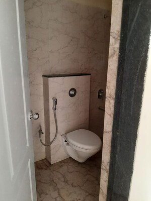 Bathroom in 2 BHK Apartment at Mahavir Tower Ghansoli, Ghansoli – for Rent