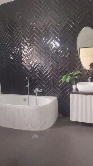 Bathroom in 4 BHK Apartment at Sunny Brooks, Sarjapur Road – for Rent