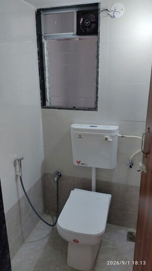 Bathroom in 1 BHK Apartment at Unity Dream Home, Dombivli East – for Rent