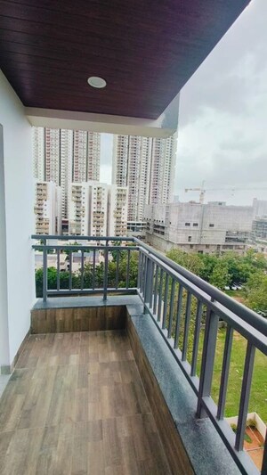 Balcony in 3 BHK Apartment at Hallmark Skyrena, Narsingi – for Rent