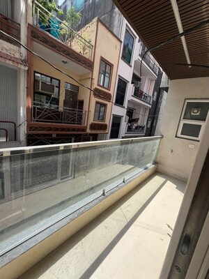 Balcony in 3 BHK Builder Floor at Chattarpur – for Rent
