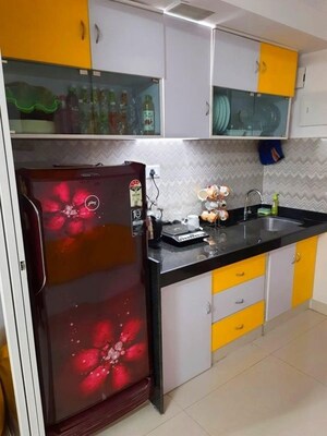 Kitchen in 1 BHK Apartment at Majiwada – for Rent