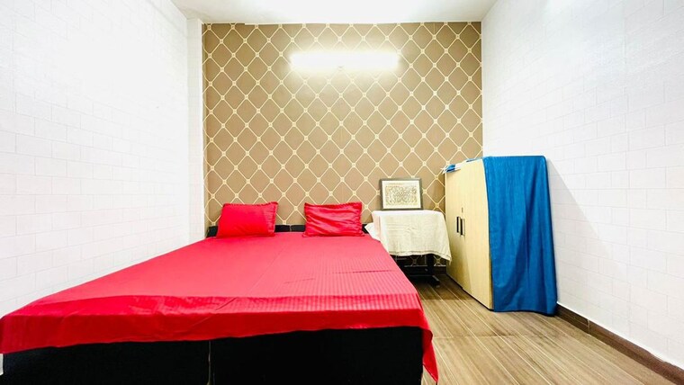 Bedroom, chattarpur 3 Bedroom 1200 Sq.Ft. Builder Floor In Chattarpur Delhi 10662515