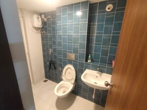 Bathroom in 2 BHK Apartment at Lodha Amara Tower 23, Kolshet Road – for Rent