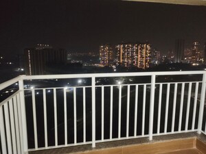 Balcony in 2 BHK Apartment at Lodha Amara Tower 23, Kolshet Road – for Rent