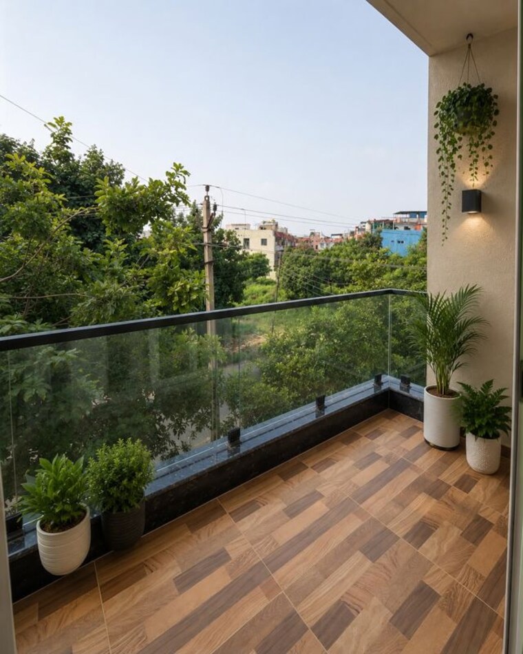 Balcony, sector 51 1 Bedroom 520 Sq.Ft. Builder Floor In Sector 51 Gurgaon 10662526