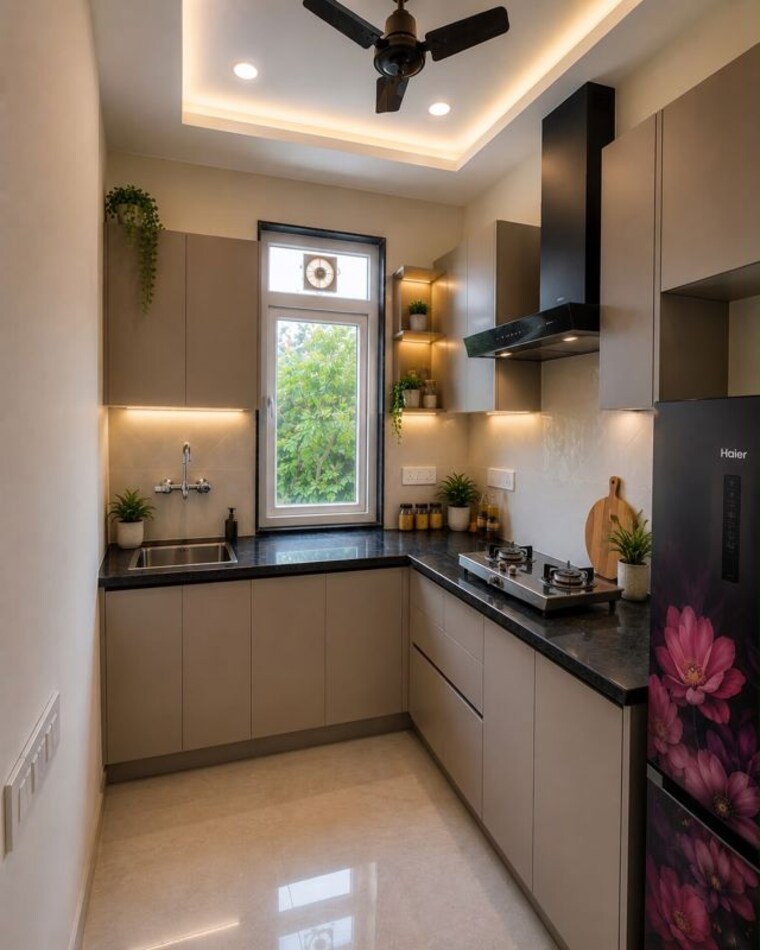 Kitchen, sector 51 1 Bedroom 520 Sq.Ft. Builder Floor In Sector 51 Gurgaon 10662526